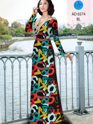 Vải áo dài Chữ số thiết kế 2020 AD 6574 37 1582347044 889 Vai ao dai Chu so thiet ke 2020 AD 6574