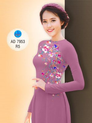 Vải áo dài Hoa in 3D mới ra AD 7953 24 1582516122 124 Vai ao dai Hoa in 3D moi ra AD 7953