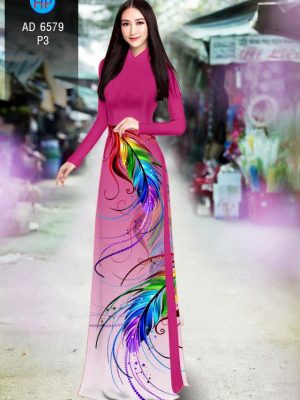 Vải áo dài Lông vũ thiết kế 2020 AD 6579 27 1582516696 204 Vai ao dai Long vu thiet ke 2020 AD 6579