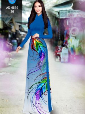 Vải áo dài Lông vũ thiết kế 2020 AD 6579 26 1582516696 34 Vai ao dai Long vu thiet ke 2020 AD 6579