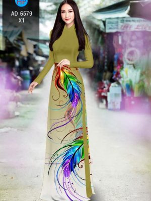 Vải áo dài Lông vũ thiết kế 2020 AD 6579 24 1582516696 491 Vai ao dai Long vu thiet ke 2020 AD 6579