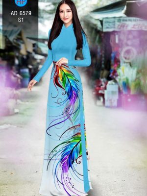 Vải áo dài Lông vũ thiết kế 2020 AD 6579 22 1582516696 991 Vai ao dai Long vu thiet ke 2020 AD 6579