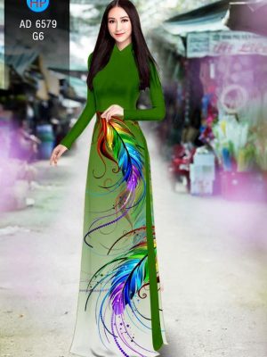 Vải áo dài Lông vũ thiết kế 2020 AD 6579 33 1582516698 31 Vai ao dai Long vu thiet ke 2020 AD 6579