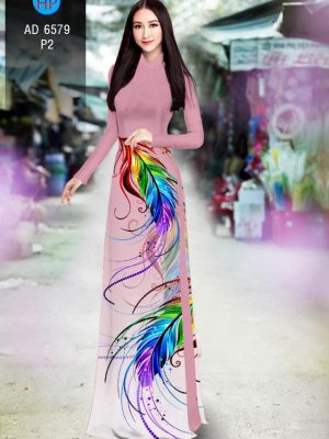 Vải áo dài Lông vũ thiết kế 2020 AD 6579 35 1582516698 359 Vai ao dai Long vu thiet ke 2020 AD 6579