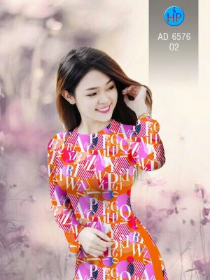Vải áo dài Chữ cái kiểu mới AD 6576 25 1582516944 32 Vai ao dai Chu cai kieu moi AD 6576