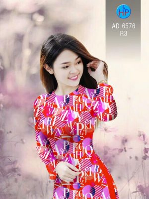 Vải áo dài Chữ cái kiểu mới AD 6576 30 1582516944 380 Vai ao dai Chu cai kieu moi AD 6576