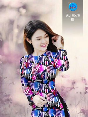 Vải áo dài Chữ cái kiểu mới AD 6576 24 1582516944 629 Vai ao dai Chu cai kieu moi AD 6576