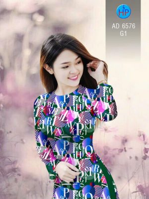 Vải áo dài Chữ cái kiểu mới AD 6576 21 1582516944 665 Vai ao dai Chu cai kieu moi AD 6576