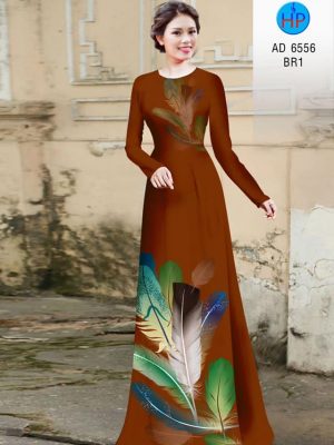 Vải áo dài Lông vũ kiểu mới AD 6556 23 1582518014 178 Vai ao dai Long vu kieu moi AD 6556