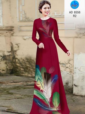 Vải áo dài Lông vũ kiểu mới AD 6556 28 1582518014 207 Vai ao dai Long vu kieu moi AD 6556