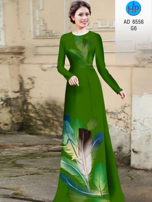 Vải áo dài Lông vũ kiểu mới AD 6556 24 1582518014 275 Vai ao dai Long vu kieu moi AD 6556
