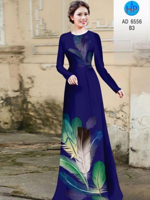 Vải áo dài Lông vũ kiểu mới AD 6556 22 1582518014 888 Vai ao dai Long vu kieu moi AD 6556