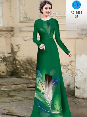 Vải áo dài Lông vũ kiểu mới AD 6556 25 1582518014 958 Vai ao dai Long vu kieu moi AD 6556