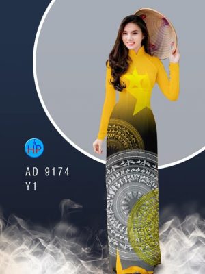 Vải áo dài Ngôi sao và trống đồng kiểu mới AD 9174 26 1582616311 10 Vai ao dai Ngoi sao va trong dong kieu moi