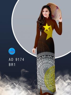 Vải áo dài Ngôi sao và trống đồng kiểu mới AD 9174 36 1582616311 348 Vai ao dai Ngoi sao va trong dong kieu moi