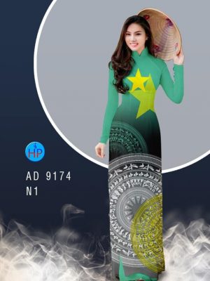 Vải áo dài Ngôi sao và trống đồng kiểu mới AD 9174 28 1582616311 538 Vai ao dai Ngoi sao va trong dong kieu moi
