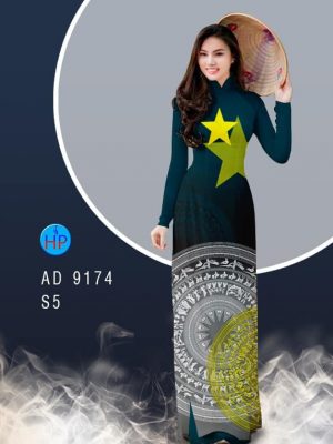 Vải áo dài Ngôi sao và trống đồng kiểu mới AD 9174 23 1582616311 545 Vai ao dai Ngoi sao va trong dong kieu moi