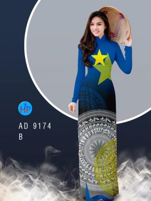Vải áo dài Ngôi sao và trống đồng kiểu mới AD 9174 37 1582616312 397 Vai ao dai Ngoi sao va trong dong kieu moi