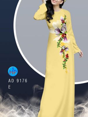 Vải áo dài hoa in 3D kiểu mới AD 9176 25 1582616440 171 Vai ao dai hoa in 3D kieu moi AD 9176