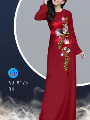 Vải áo dài hoa in 3D kiểu mới AD 9176 35 1582616441 220 Vai ao dai hoa in 3D kieu moi AD 9176