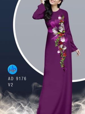 Vải áo dài hoa in 3D kiểu mới AD 9176 36 1582616441 971 Vai ao dai hoa in 3D kieu moi AD 9176