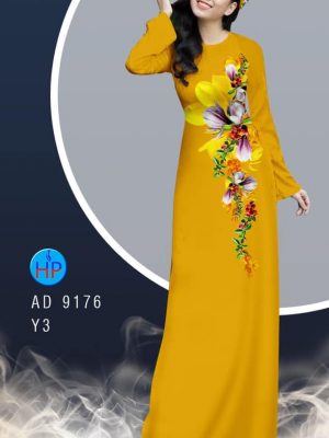 Vải áo dài hoa in 3D kiểu mới AD 9176 37 1582616442 721 Vai ao dai hoa in 3D kieu moi AD 9176