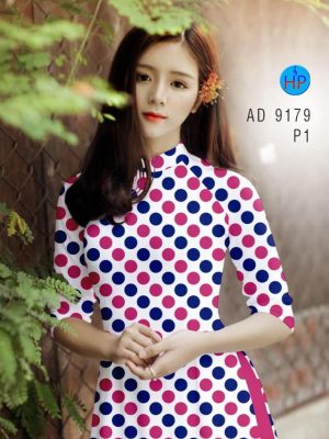 Vải áo dài chấm bi kiểu mới AD 9179 22 1582616653 920 Vai ao dai cham bi kieu moi AD 9179