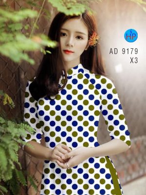 Vải áo dài chấm bi kiểu mới AD 9179 37 1582616654 221 Vai ao dai cham bi kieu moi AD 9179