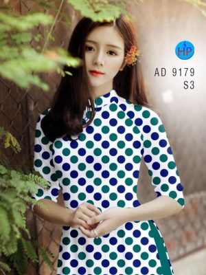 Vải áo dài chấm bi kiểu mới AD 9179 35 1582616654 474 Vai ao dai cham bi kieu moi AD 9179