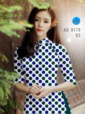 Vải áo dài chấm bi kiểu mới AD 9179 33 1582616654 969 Vai ao dai cham bi kieu moi AD 9179