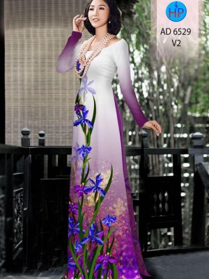 Vải áo dài Hoa Lan kiểu mới AD 6529 23 1582617298 452 Vai ao dai Hoa Lan kieu moi AD 6529