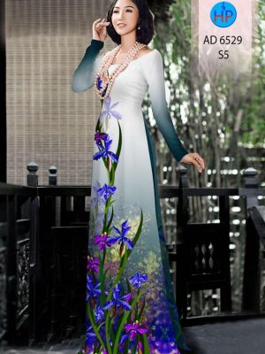 Vải áo dài Hoa Lan kiểu mới AD 6529 28 1582617298 496 Vai ao dai Hoa Lan kieu moi AD 6529