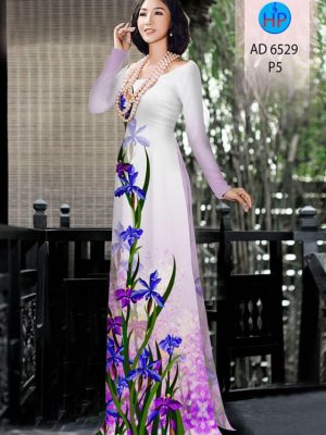 Vải áo dài Hoa Lan kiểu mới AD 6529 30 1582617298 82 Vai ao dai Hoa Lan kieu moi AD 6529