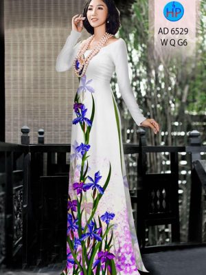 Vải áo dài Hoa Lan kiểu mới AD 6529 31 1582617299 228 Vai ao dai Hoa Lan kieu moi AD 6529
