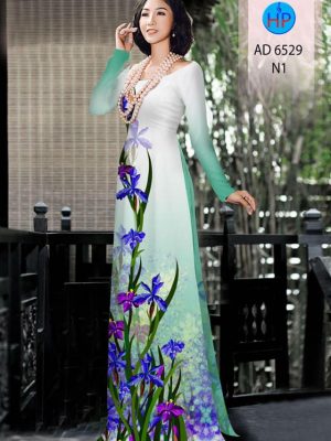 Vải áo dài Hoa Lan kiểu mới AD 6529 37 1582617299 497 Vai ao dai Hoa Lan kieu moi AD 6529