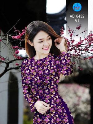 Vải áo dài Hoa Mười Giờ mới ra AD 6432 25 1582617510 195 Vai ao dai Hoa Muoi Gio moi ra AD 6432