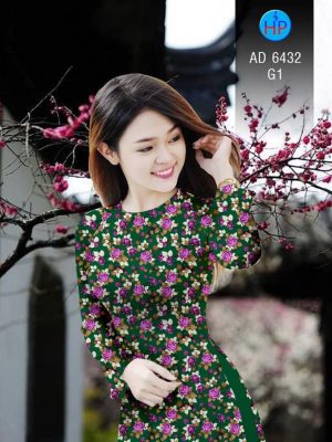 Vải áo dài Hoa Mười Giờ mới ra AD 6432 29 1582617510 643 Vai ao dai Hoa Muoi Gio moi ra AD 6432