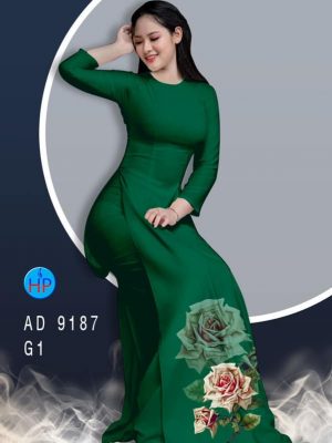 Vải áo dài Hoa hồng 8/3 mới ra AD 9187 26 1582688051 187 Vai ao dai Hoa hong 83 moi ra AD 9187