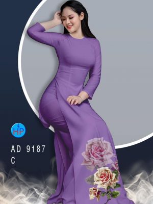 Vải áo dài Hoa hồng 8/3 mới ra AD 9187 23 1582688051 52 Vai ao dai Hoa hong 83 moi ra AD 9187