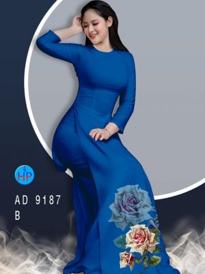 Vải áo dài Hoa hồng 8/3 mới ra AD 9187 25 1582688051 569 Vai ao dai Hoa hong 83 moi ra AD 9187