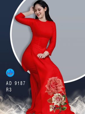 Vải áo dài Hoa hồng 8/3 mới ra AD 9187 33 1582688052 304 Vai ao dai Hoa hong 83 moi ra AD 9187
