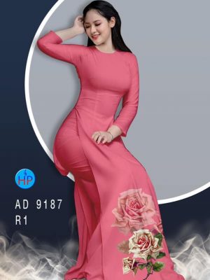Vải áo dài Hoa hồng 8/3 mới ra AD 9187 30 1582688052 710 Vai ao dai Hoa hong 83 moi ra AD 9187