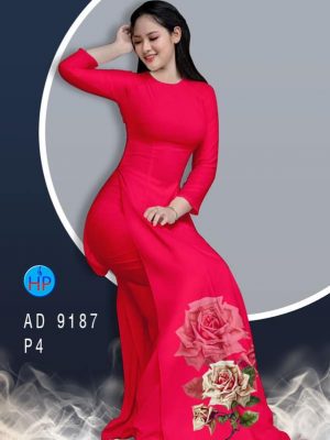 Vải áo dài Hoa hồng 8/3 mới ra AD 9187 34 1582688052 937 Vai ao dai Hoa hong 83 moi ra AD 9187