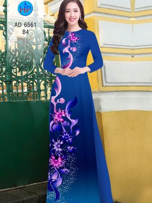 Vải áo dài Hoa in 3D kiểu mới AD 6561 22 1582689505 420 Vai ao dai Hoa in 3D kieu moi AD 6561