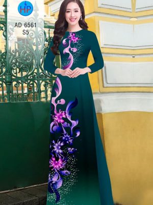 Vải áo dài Hoa in 3D kiểu mới AD 6561 31 1582689505 719 Vai ao dai Hoa in 3D kieu moi AD 6561