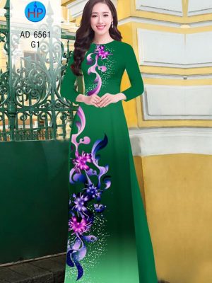 Vải áo dài Hoa in 3D kiểu mới AD 6561 27 1582689505 959 Vai ao dai Hoa in 3D kieu moi AD 6561