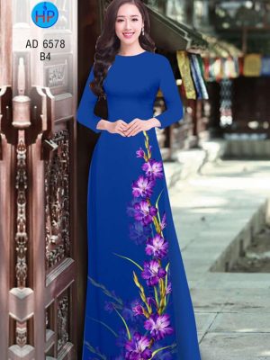 Vải áo dài Huệ tím kiểu mới AD 6578 27 1582856948 404 Vai ao dai Hue tim kieu moi AD 6578