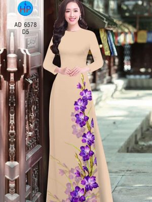 Vải áo dài Huệ tím kiểu mới AD 6578 28 1582856948 712 Vai ao dai Hue tim kieu moi AD 6578
