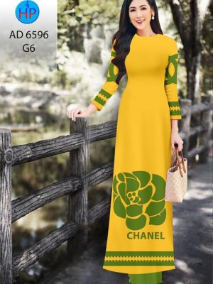Vải áo dài Chanel thiết kế 2020 AD 6596 30 1582858095 351 Vai ao dai Chanel thiet ke 2020 AD 6596