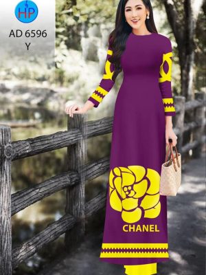 Vải áo dài Chanel thiết kế 2020 AD 6596 34 1582858096 51 Vai ao dai Chanel thiet ke 2020 AD 6596